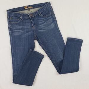 Kut from the Kloth Skinny Jeans Women 4 Mid Rise Medium Wash KP488MA5